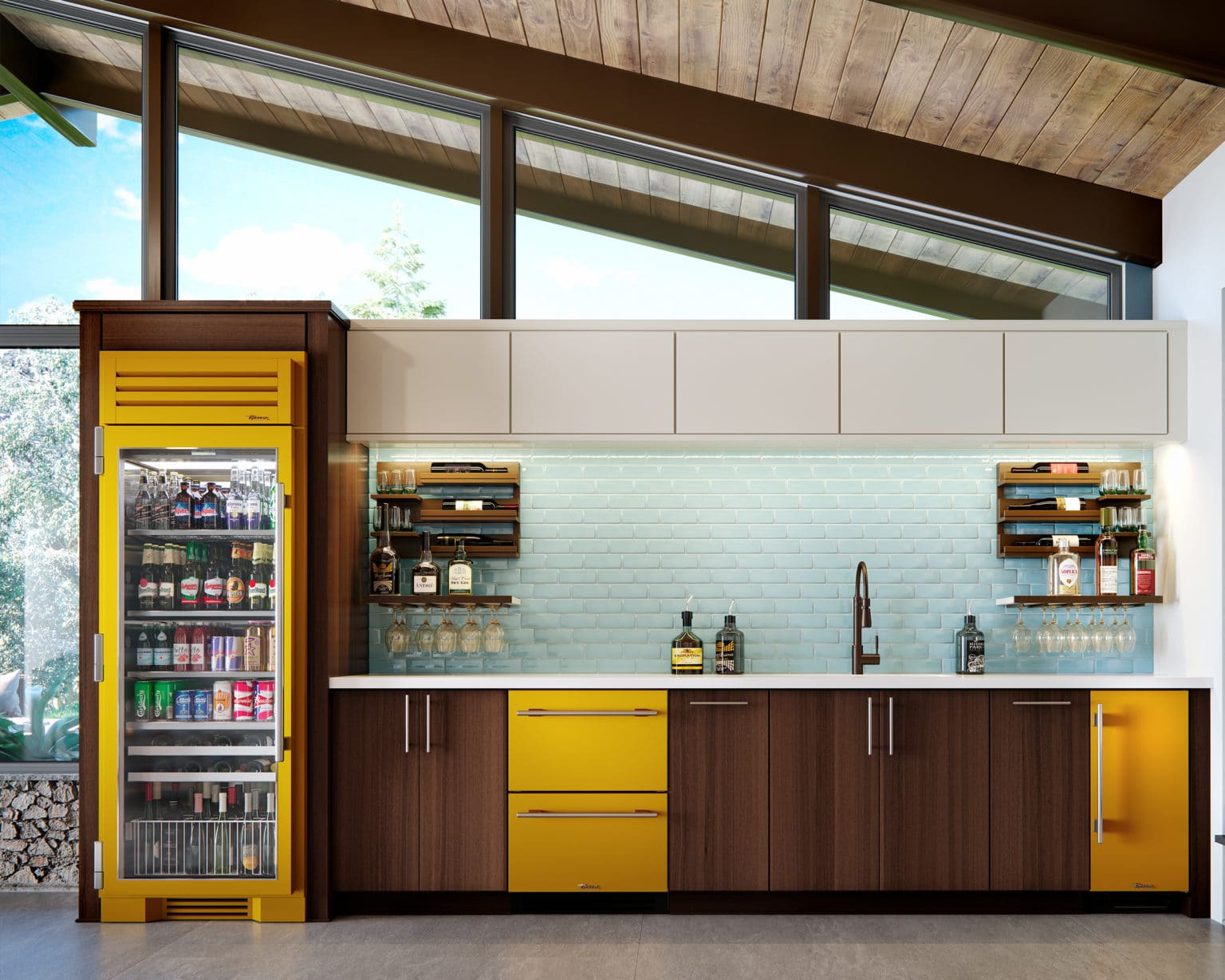 Colorful Kitchens Are Back: How to Style Bold Appliances